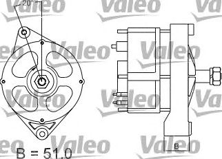 VALEO 436590 -  Генератор