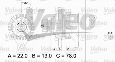 VALEO 436610 - Генератор