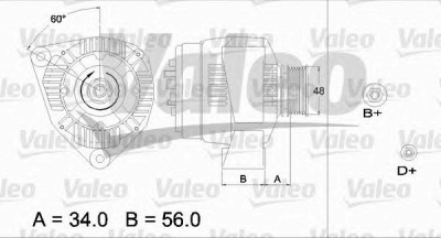 VALEO 436667 -  Генератор