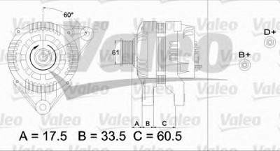 VALEO 436719 -  Генератор