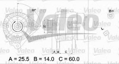 VALEO 437170 -  Генератор