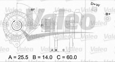 VALEO 437369 -  Генератор