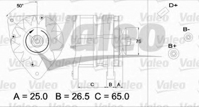 VALEO 437371 -  Генератор