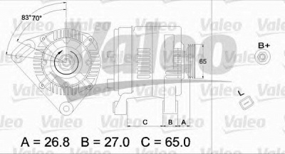 VALEO 437373 -  Генератор