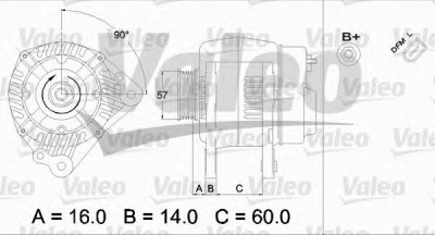 VALEO 437411 -  Генератор
