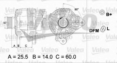 VALEO 437469 -  Генератор