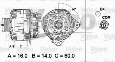 VALEO 437507 -  Генератор