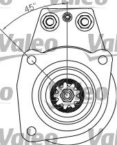 VALEO 455505 -  Стартер