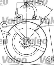 VALEO 455508 -  Стартер