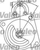 VALEO 455518 -  Стартер