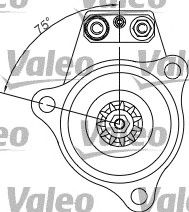 VALEO 455523 -  Стартер