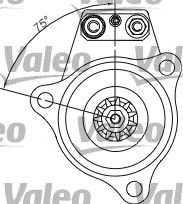 VALEO 455524 -  Стартер