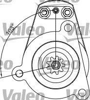 VALEO 455534 -  Стартер