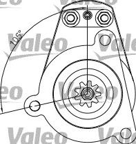 VALEO 455541 -  Стартер