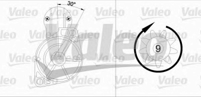 VALEO 455566 -  Стартер