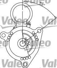 VALEO 455688 -  Стартер