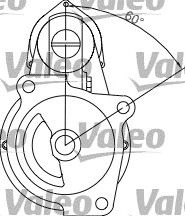 VALEO 455702 -  Стартер