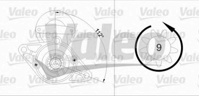 VALEO 455916 -  Стартер