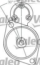 VALEO 458223 -  Стартер