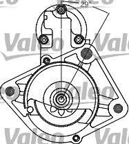 VALEO 458280 -  Стартер