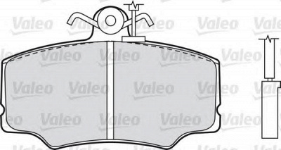 VALEO 540495 -  Комплект тормозных колодок, дисковый тормоз
