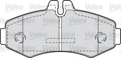 VALEO 540937 -  Комплект тормозных колодок, дисковый тормоз