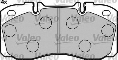 VALEO 541622 -  Комплект тормозных колодок, дисковый тормоз