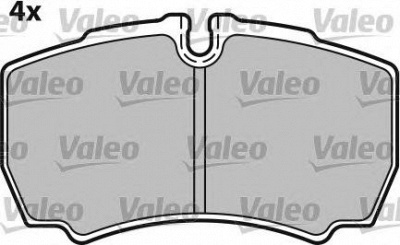 VALEO 541705 -  Комплект тормозных колодок, дисковый тормоз