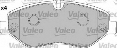 VALEO 541734 -  Комплект тормозных колодок, дисковый тормоз