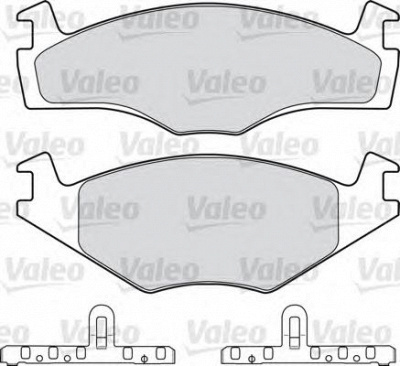 VALEO 551027 -  Комплект тормозных колодок, дисковый тормоз