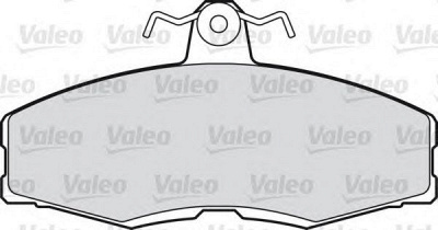 VALEO 551665 -  Комплект тормозных колодок, дисковый тормоз