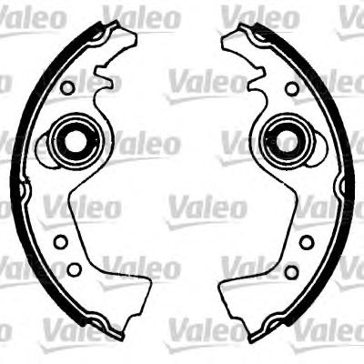 VALEO 553637 -  Комплект тормозных колодок