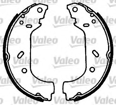 VALEO 553748 -  Комплект тормозных колодок