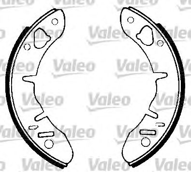 VALEO 553759 -  Комплект тормозных колодок