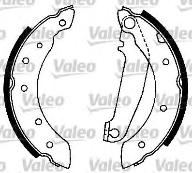 VALEO 553765 -  Комплект тормозных колодок