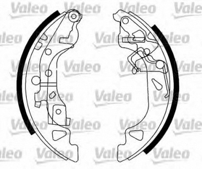 VALEO 553868 -  Комплект тормозных колодок