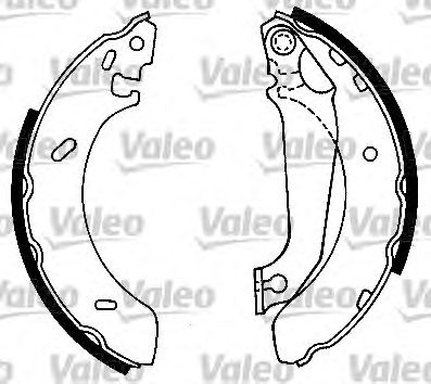 VALEO 553877 -  Комплект тормозных колодок