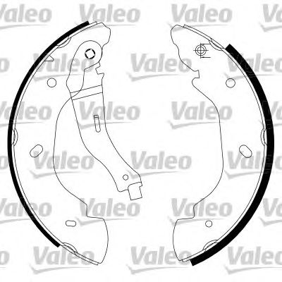VALEO 553902 -  Комплект тормозных колодок