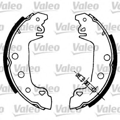 VALEO 554630 -  Комплект тормозных колодок