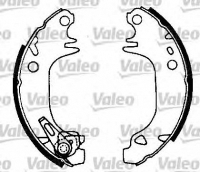 VALEO 554651 -  Комплект тормозных колодок
