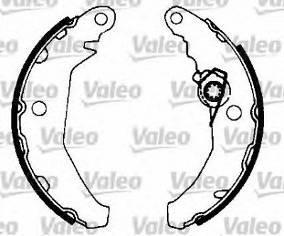 VALEO 554687 -  Комплект тормозных колодок