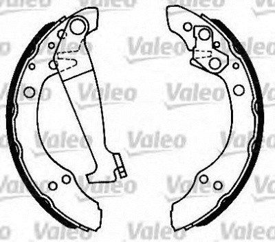 VALEO 554705 -  Комплект тормозных колодок