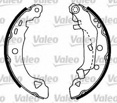 VALEO 554721 -  Комплект тормозных колодок