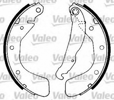 VALEO 554723 -  Комплект тормозных колодок
