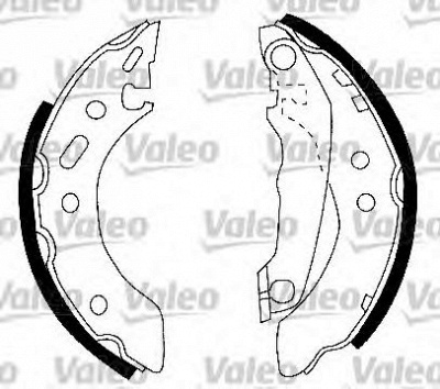 VALEO 554750 -  Комплект тормозных колодок