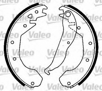 VALEO 554807 -  Комплект тормозных колодок