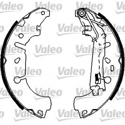 VALEO 554816 -  Комплект тормозных колодок
