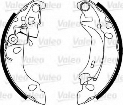 VALEO 554817 -  Комплект тормозных колодок