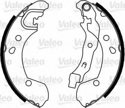 VALEO 554832 -  Комплект тормозных колодок
