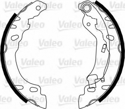 VALEO 554850 -  Комплект тормозных колодок
